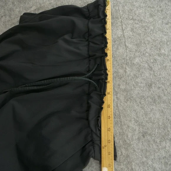 Lululemon Pants Womens 8 Black Keep Moving Active Elastic Waist Relaxed Leg - Picture 7 of 11